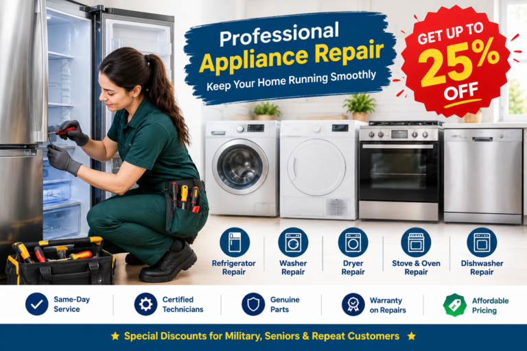 appliance repair, call ProTech