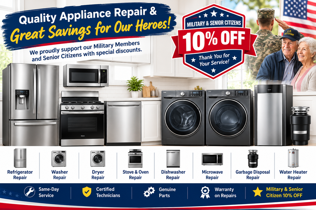 appliance repair discount protech appliances